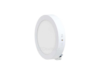 Bílý kruhový přisazený LED panel 300mm