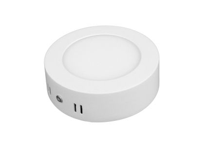 324614 stmivatelny bily kruhovy prisazeny led panel 120mm 6w denni bila