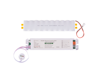 325150 nouzovy modul 230v 25w 1h 12v3ah25w