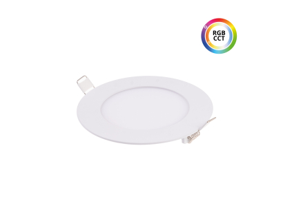 325240 led panel 24v 9w rgbcct 24kw9 kulaty
