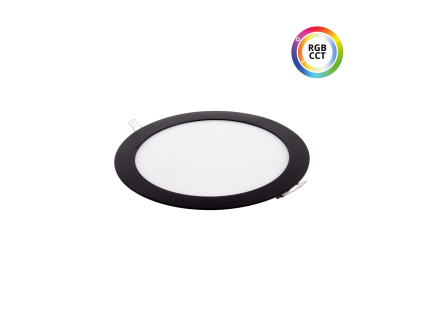 325267 led panel 24v 18w rgbcct 24kb18 kulaty