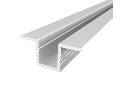 325294 led profil p6 4 stribrny mini vestavny profil bez krytu 1m