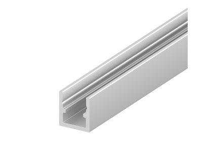 325339 led profil p4 4 mini stribrny profil bez krytu 2m