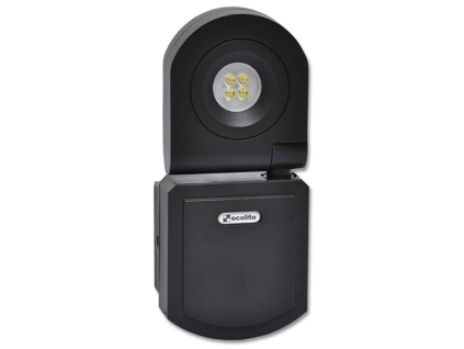 181907 cerny led reflektor 10w studena bila