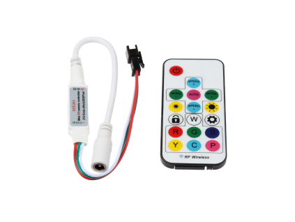 LED ovladač digitální RF DG17