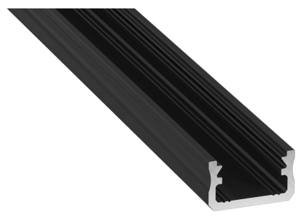 AL-PROFIL A BLACK (10-0012) (Délka 2M)
