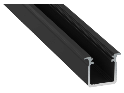 AL-PROFIL G BLACK (10-0072) (Délka 1M)