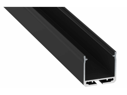 AL-PROFIL DILEDA BLACK (10-0185) (Délka 1M)