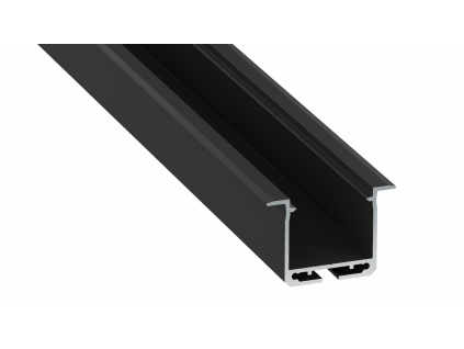 AL-PROFIL INDILEDA BLACK (10-0205) (Délka 1M)