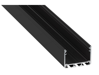 AL-PROFIL ILEDO BLACK (10-0115) (Délka 1M)