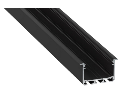AL-PROFIL INSO BLACK (10-0125) (Délka 1M)