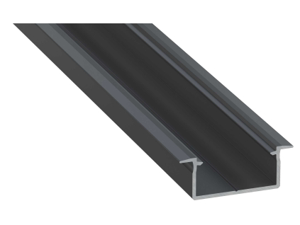 AL-PROFIL GEMI BLACK (10-1002) (Délka 1M)