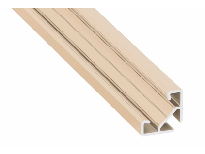 AL-PROFIL AJAR LIGHT IVORY LACQUERED (10-1386) (Délka 1M)