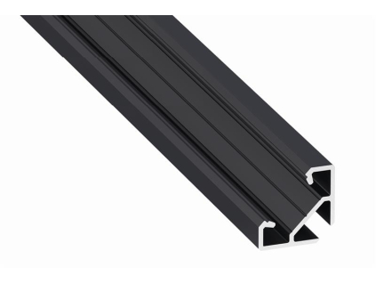 AL-PROFIL AJAR ROCK ANTHRACITE LACQUERED (10-1389) (Délka 1M)