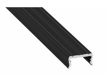 AL-PROFIL ATOM BLACK ANODIZED (10-1352) (Délka 1M)