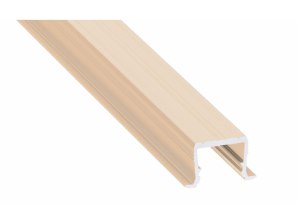 AL-PROFIL AXIN LIGHT IVORY LACQUERED (10-1376) (Délka 1M)