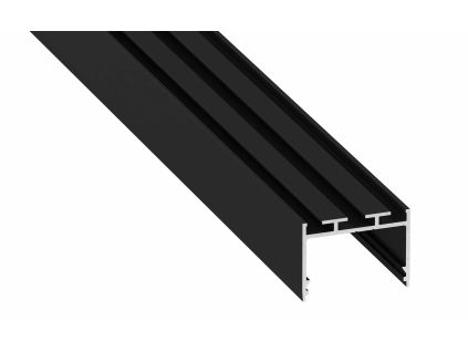 AL-PROFIL ALBA BLACK ANODIZED (10-1402) (Délka 1M)