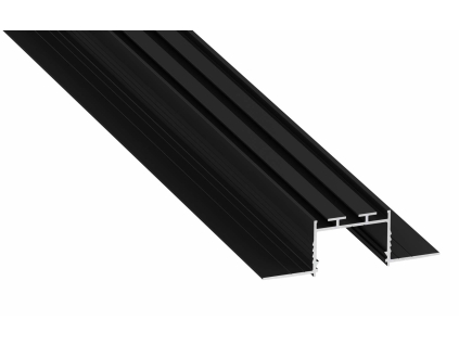 AL-PROFIL AKIN BLACK ANODIZED (10-1412) (Délka 1M)