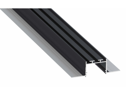 AL-PROFIL AKIN ROCK ANTHRACITE LACQUERED (10-1419) (Délka 1M)