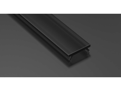 CV-PROFIL SLIM v2 PMMA BLACK (11-2237) (Délka 1M)