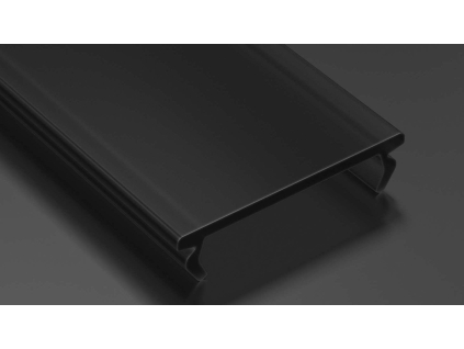 CV-PROFIL DOUBLE PMMA BLACK (11-2077) (Délka 1M)