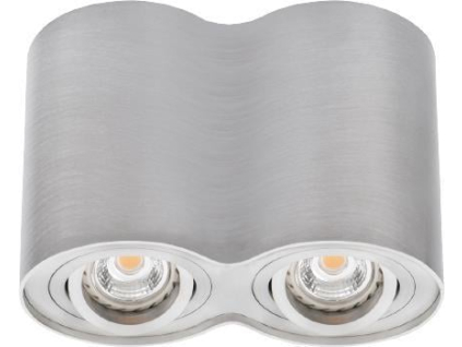 6288 0 stribrne podhledove led svitidlo 2x 10w vyklopne tepla bila uvodnifoto