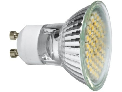 LED žárovka GU10 3,8W studená bílá 3 kusy