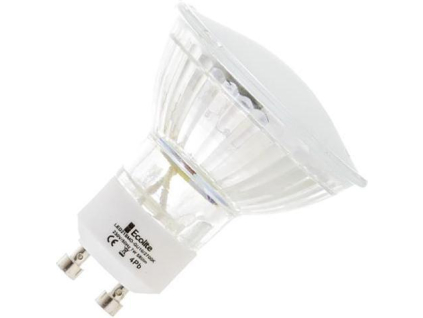 LED žárovka GU10 3SMD (Barva světla Teplá bílá, Výkon 1W)
