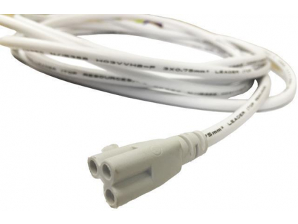 Delší napájecí kabel pro zářivkové svítidlo T5 a T8 3-žilový, 3m
