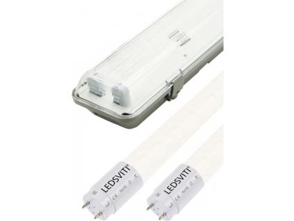 LED zářivkové těleso 150cm + 2x LED zářivka denní bílá 5340lm