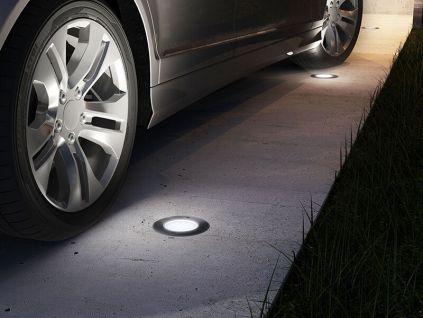 Pojezdové zemní LED svítidlo Road 230V 0,5W 7LED teplá bílá