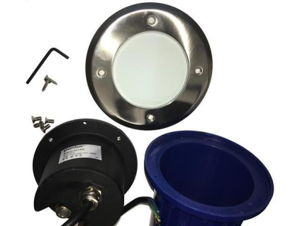Pojezdové zemní LED svítidlo Road 230V 1W 12LED teplá bílá
