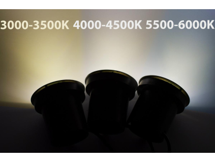 Pojezdové zemní LED svítidlo Road 230V 2W 24LED teplá bílá