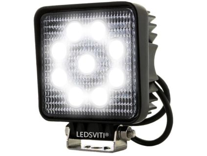 4321 4 hranate led pracovni svetlo 27w 10 30v
