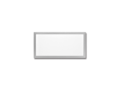 Stříbrný podhledový LED panel 300x600mm 24W denní bílá