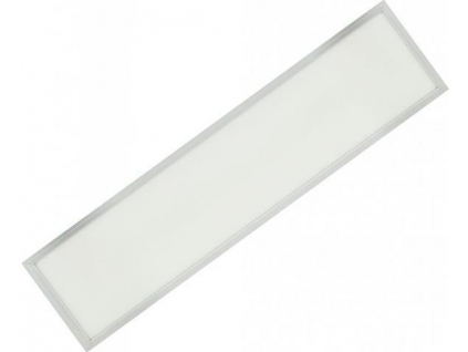 Stříbrný podhledový LED panel 300x1200mm 45W denní bílá