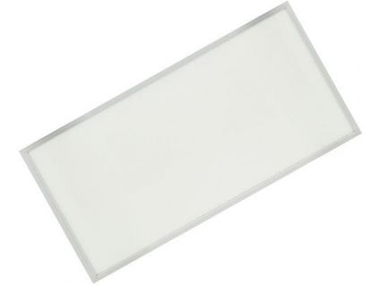 4396 1 stribrny podhledovy led panel 600x1200mm 75w denni bila