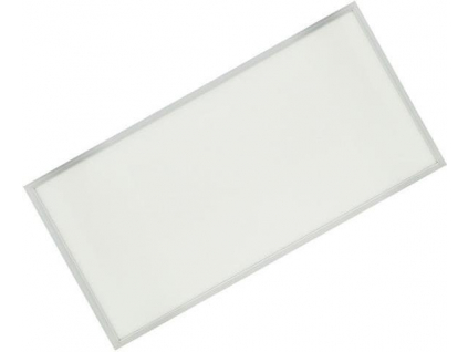 Stříbrný podhledový LED panel 600x1200mm 75W denní bílá