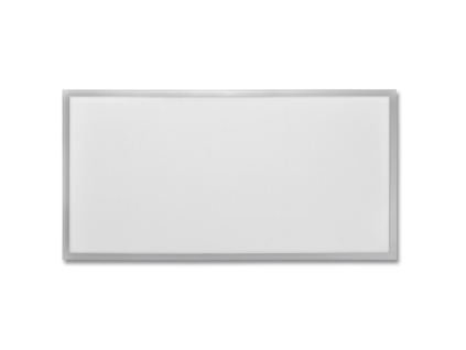Stříbrný podhledový LED panel 600x1200mm 75W denní bílá