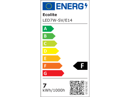 Svíčka mini LED žárovka E14 7W denní bílá