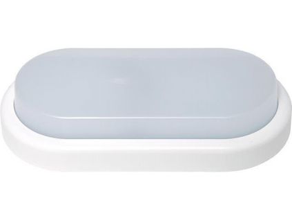 4559 bile ovalne led svitidlo 18w denni bila