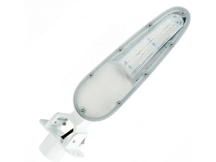 Bílé LED veřejné osvětlení 30W na výložník teplá bílá