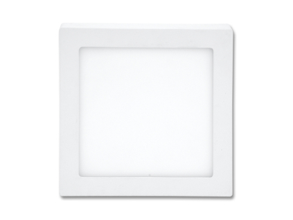 Bílý přisazený LED panel 175x175mm 12W teplá bílá