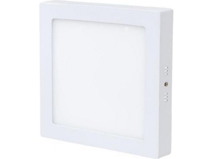 Bílý přisazený LED panel 225x225mm 18W denní bílá