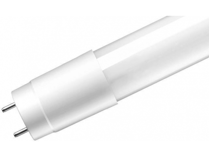 LED zářivka skleněná 60cm 10W mléčný kryt denní bílá oboustranné