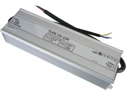 LED zdroj 24V 150W IP67 voděodolný