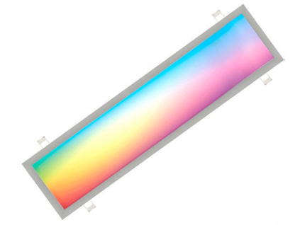 Stmívatelný Vestavný LED panel RGB 300x1200 mm 30W