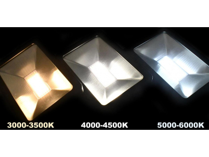 Bílý 3 fázový lištový LED reflektor 30W denní bílá