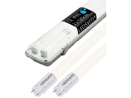 7149 4 led prachotesne teleso 2x120cm se zarivkami denni bila