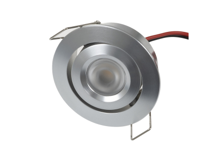 LED svítidlo TLZ-C3W-30, Teplá bílá 3W stříbrná